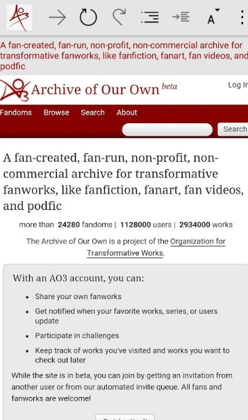 ao3 Home Archive of Our Own安卓版截图3